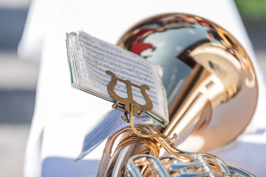 Platzkonzert der Knappenmusikkapelle