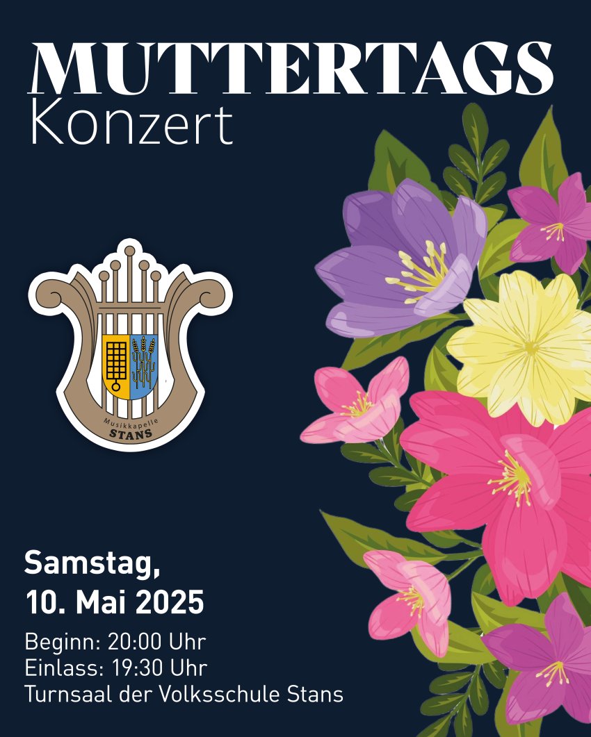 Muttertags Konzert der BMK Stans