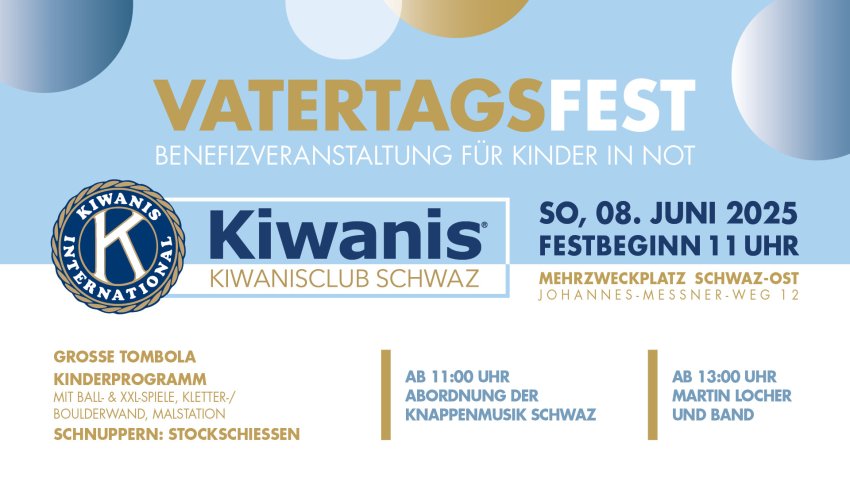 Vatertagsfest - Kiwanis Club Schwaz