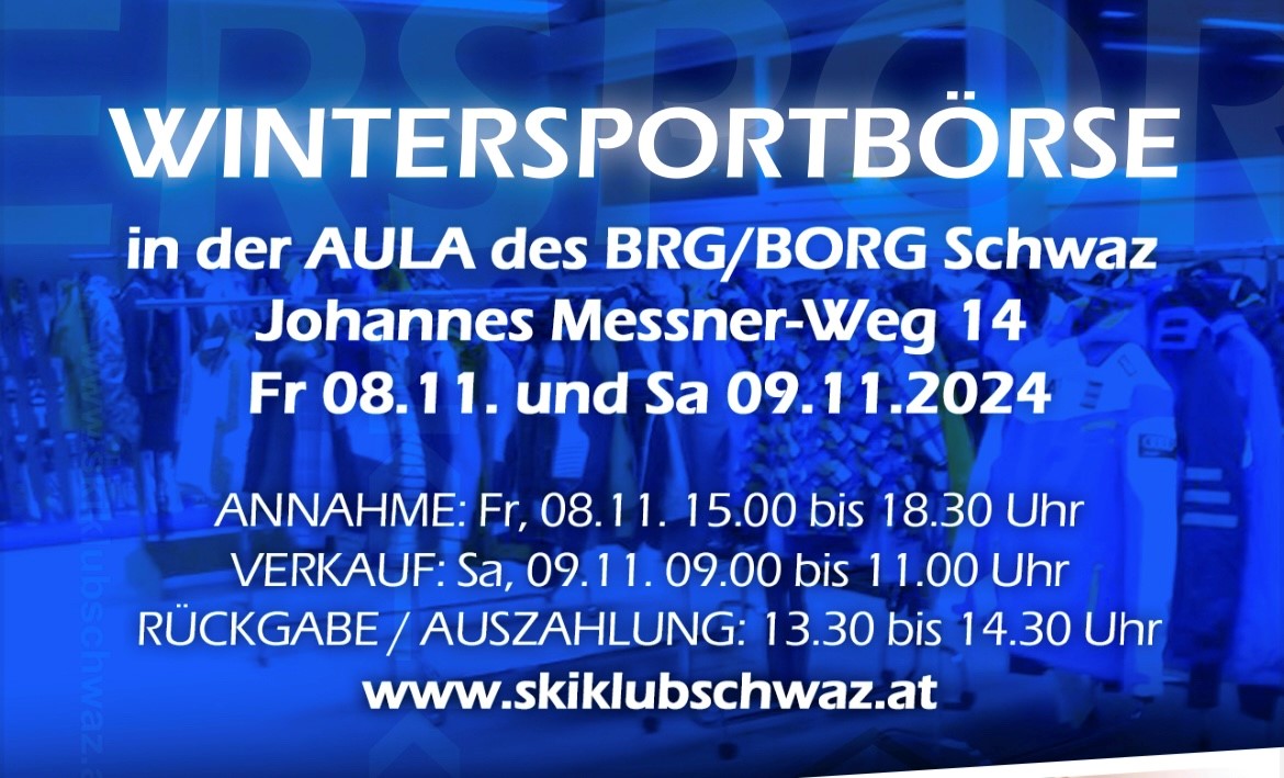 Wintersportbörse des SKIKLUB Schwaz